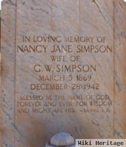 Nancy Jane Simpson