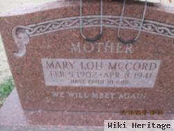 Mary Lou Robbins Mccord