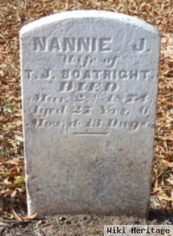 Nannie J. Boatright