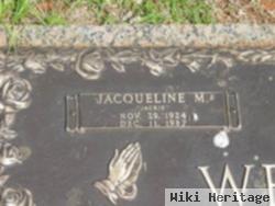 Jacqueline "jackie" Morris Wright