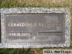 Geraldine E Breniman