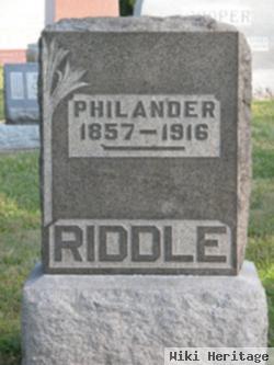 Philander Riddle