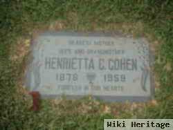 Henrietta C Cohen