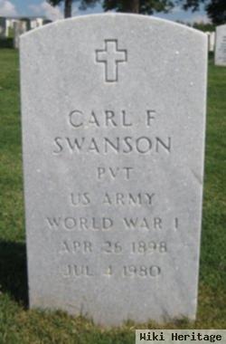 Carl F Swanson