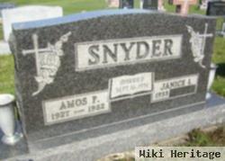 Amos P Snyder