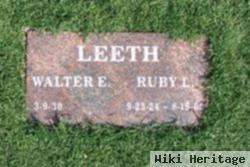 Walter E Leeth