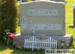 Jean B Boone Mcgowan