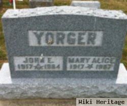 John E Yorger