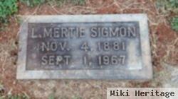 Lula Mertie Sigmon Sigmon