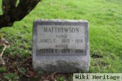 Esther Elizabeth Harris Matthewson