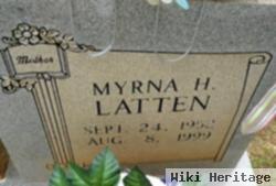 Myrna Henrietta Latten