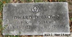 Sgt Edward D Brown