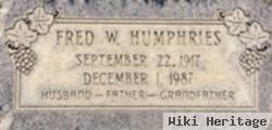 Fred William Humphries, Sr