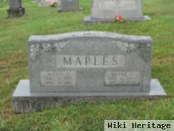 Julius C Maples