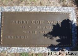 Henry Coit Vann