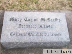 Mary Taylor Mccarthy