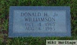 Donald H Williamson