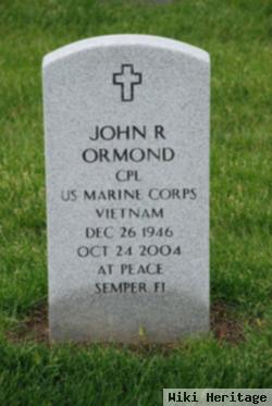 John Robert "bob" Ormond