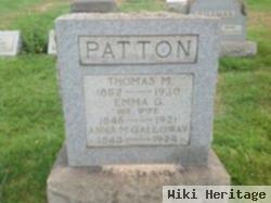 Thomas M Patton