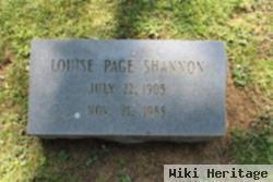 Louise Page Shannon