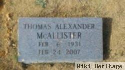 Thomas Alexander Mcallister