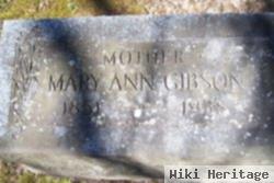 Mary Ann Gibson