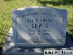 Allie Mae Anderson Ewing Lewis