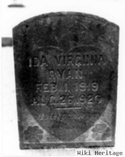 Ida Virginia "little Ida" Ryan