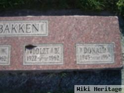 Violet B Bakken