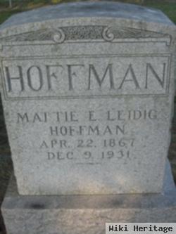 Mattie E. Leidig Hoffman