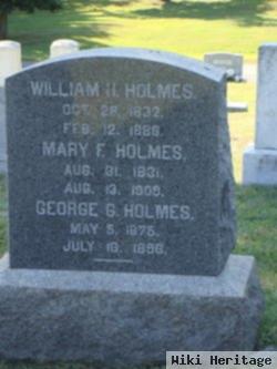 Mary F Holmes