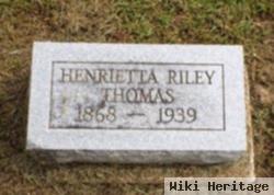 Henrietta Riley Thomas