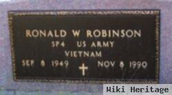 Ronald W Robinson