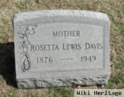 Rosetta Lewis Davis