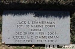 Jack L Zimmerman