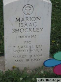 Pfc Marion Isaac Shockley