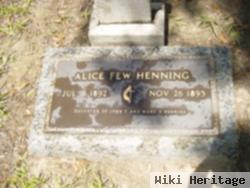 Alice Few Henning