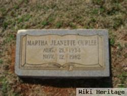 Martha Jeanette Sherbert Curlee