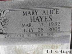 Mary Alice Walker Hayes