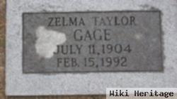 Zelma Taylor Gage