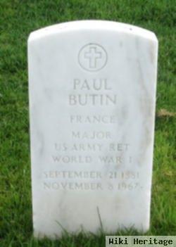 Maj Paul Butin