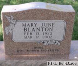 Mary June Blanton