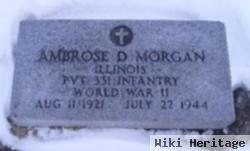 Pvt Ambrose Dowel "bruce" Morgan