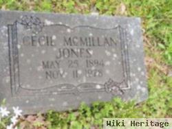 Cecil "cecie" Mcmillan Jones