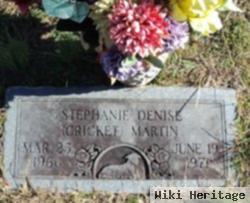 Stephanie Denise "cricket" Martin