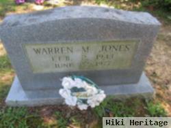 Warren M Jones