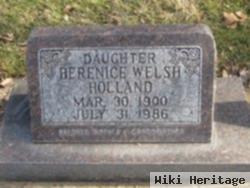 Berenice Welsh Holland