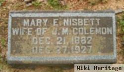 Mary E. Nisbett Colemon