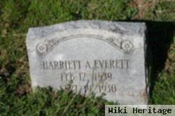 Harriett A Everett