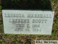 Rebecca Marshall Lesesne Scott